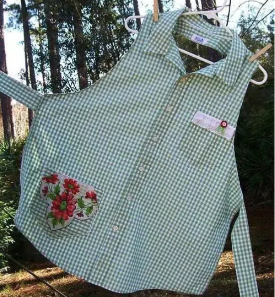 旧衣改造围裙