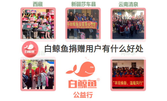 白鲸鱼捐赠用户有什么好处