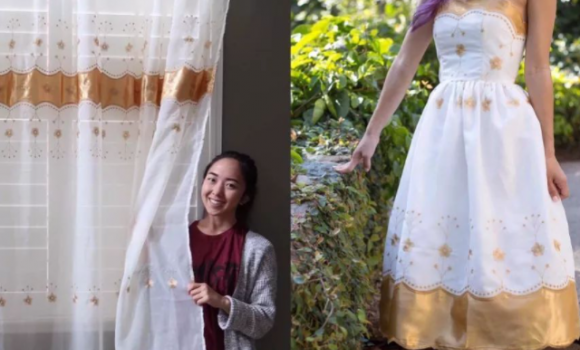 旧衣新风尚：改造旧衣服，制作时尚连衣裙!